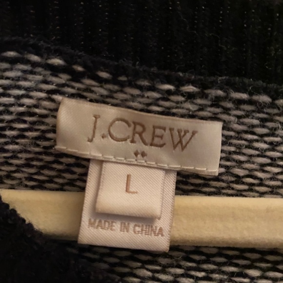 J crew black and white sweater - Picture 2 of 2